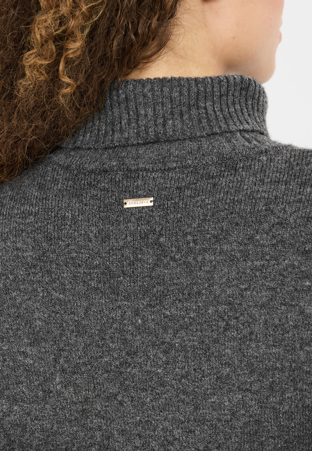 Daviana W Knitted High Neck Damenpullover