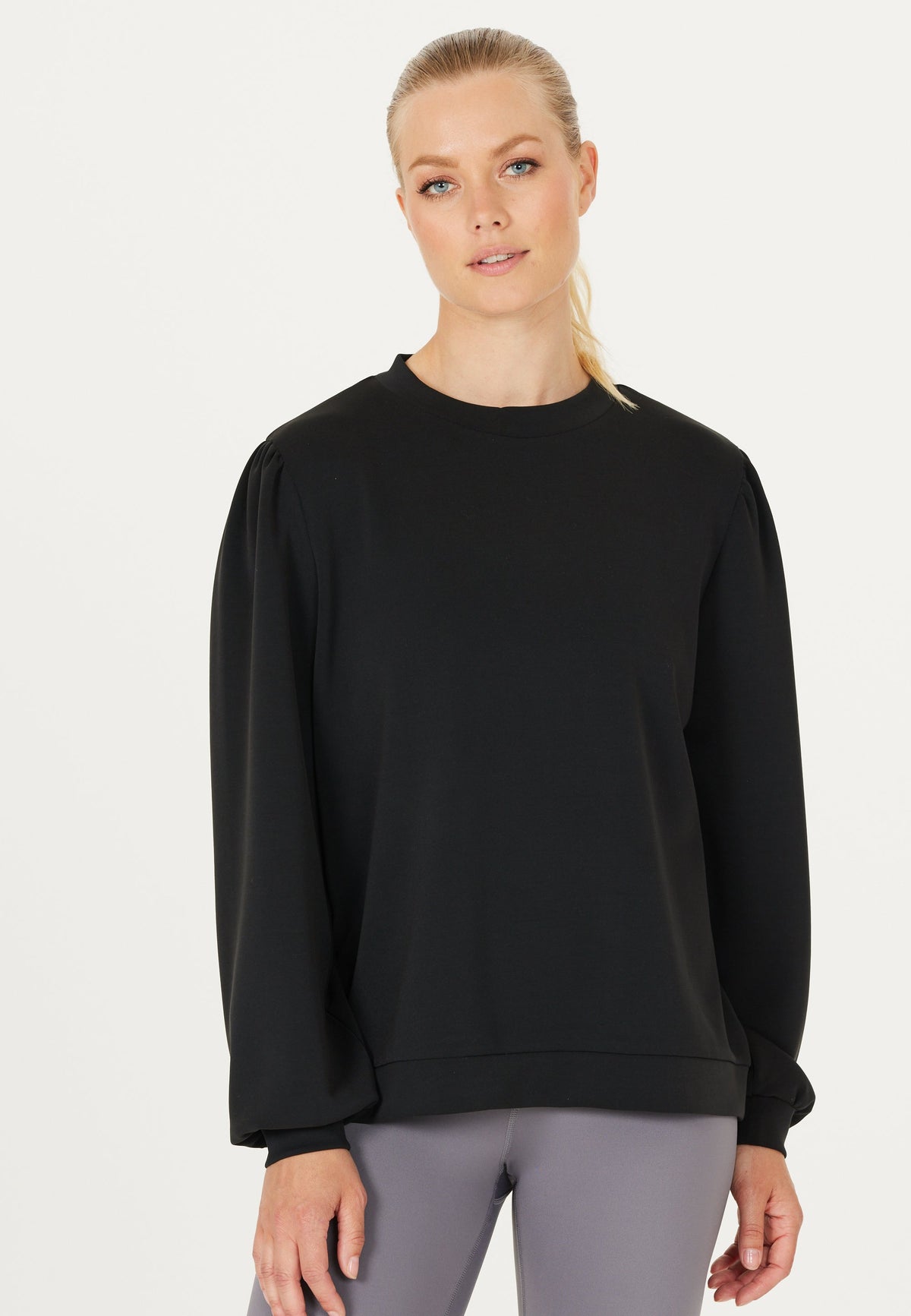 Jillnana V2 Balloon Sleeve Sweat Damen Pullover