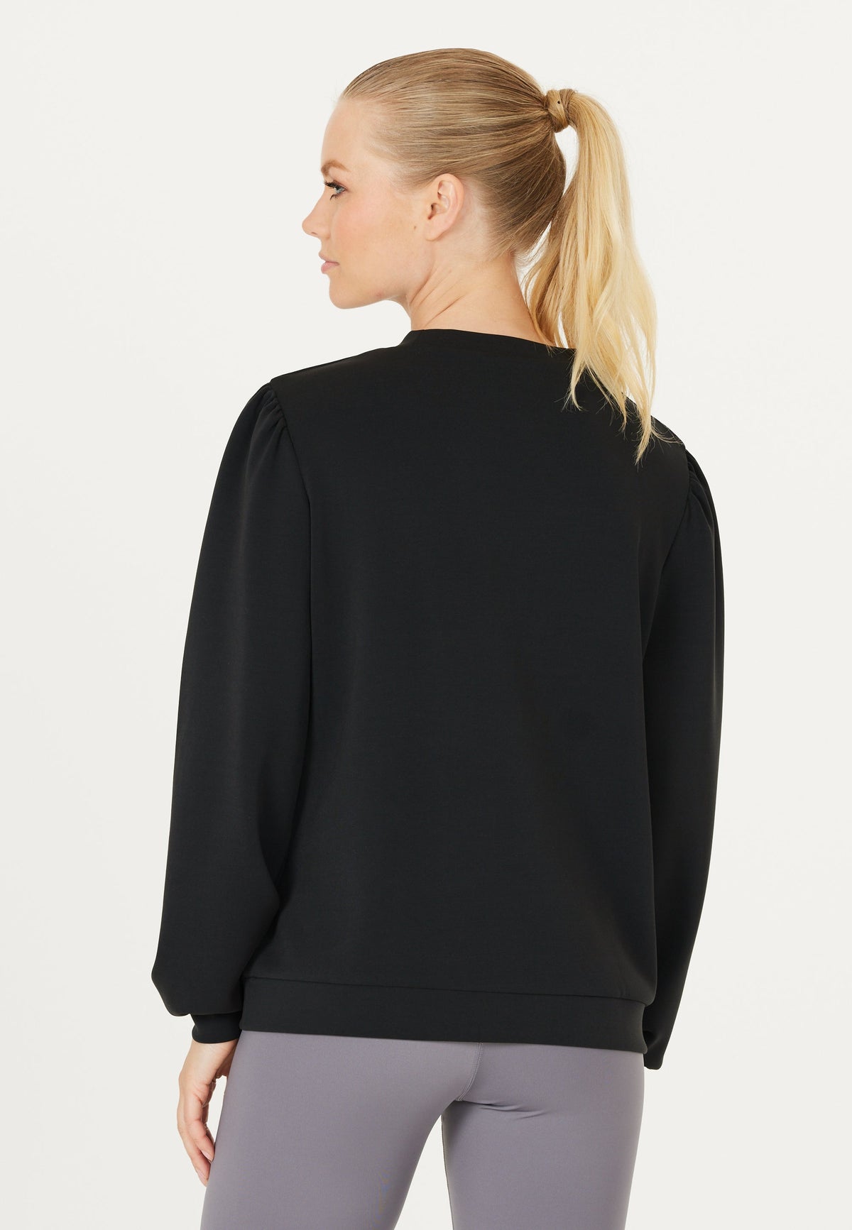 Jillnana V2 Balloon Sleeve Sweat Damen Pullover