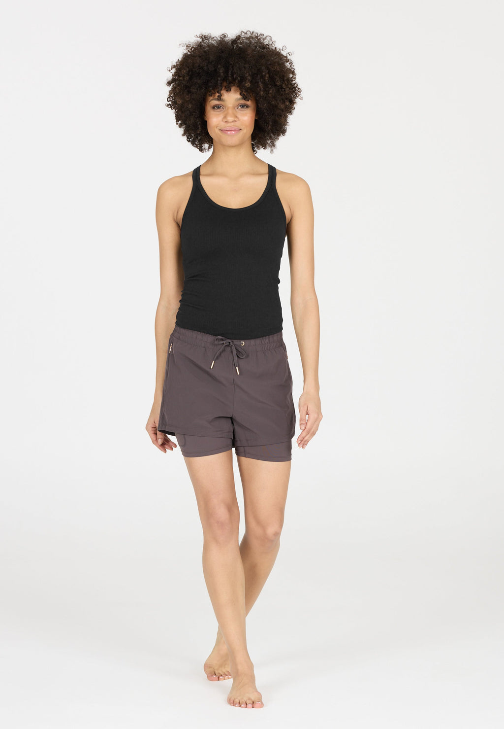 Connie W Padded Sports Bra Top