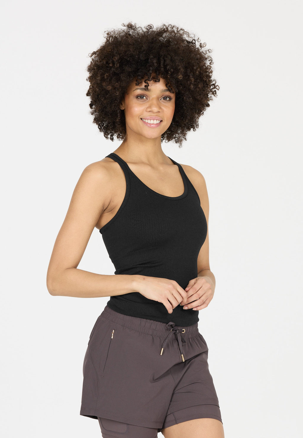 Connie W Padded Sports Bra Top
