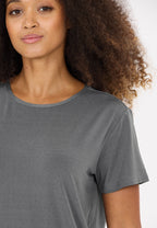 Lizzy V2 Slub SS Tee Damen Funktionsshirt