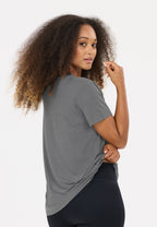 Lizzy V2 Slub SS Tee Damen Funktionsshirt