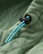 Clementine Recycled Quilted Popper Up Hoodie