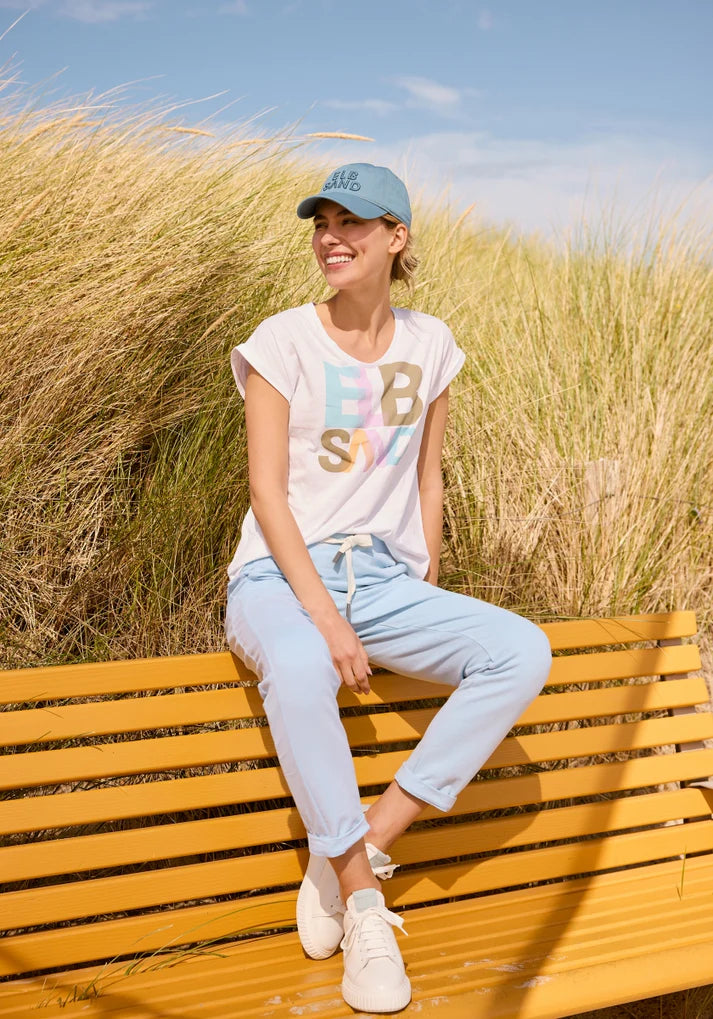 ELBSAND Eldis T-Shirt Damen mit V-Ausschnitt