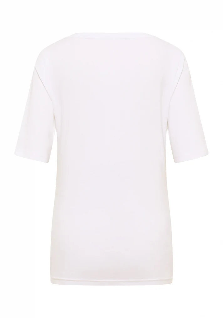 ELBSAND Siva T-Shirt Damen, schmaler Schnitt, Single Jersey