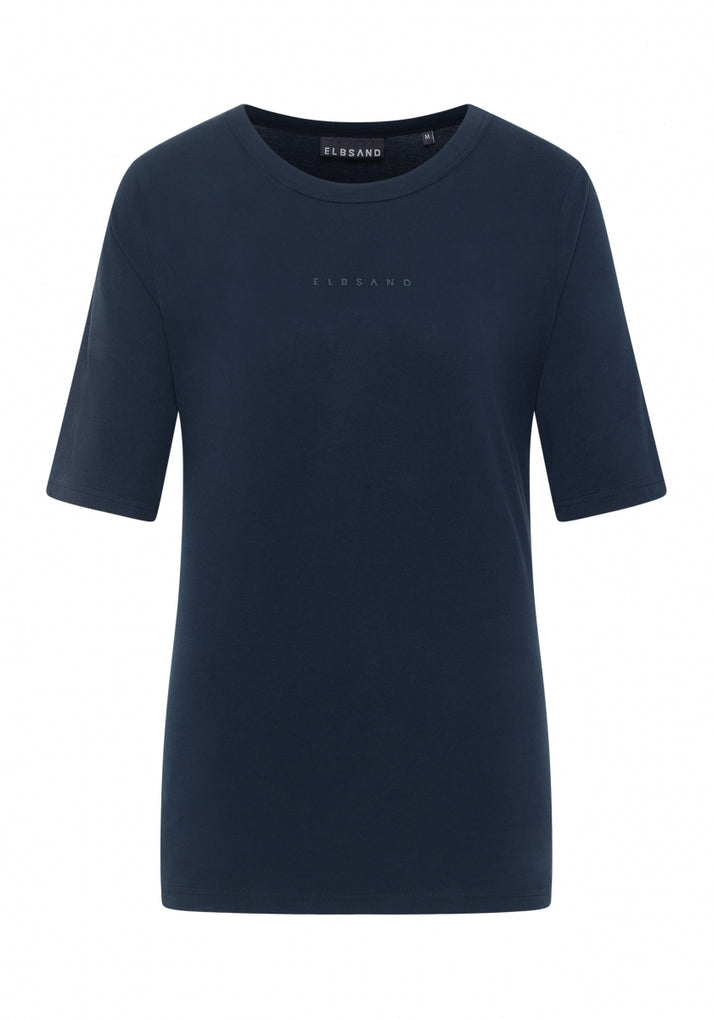 ELBSAND Siva T-Shirt Damen schmaler Schnitt Single Jersey