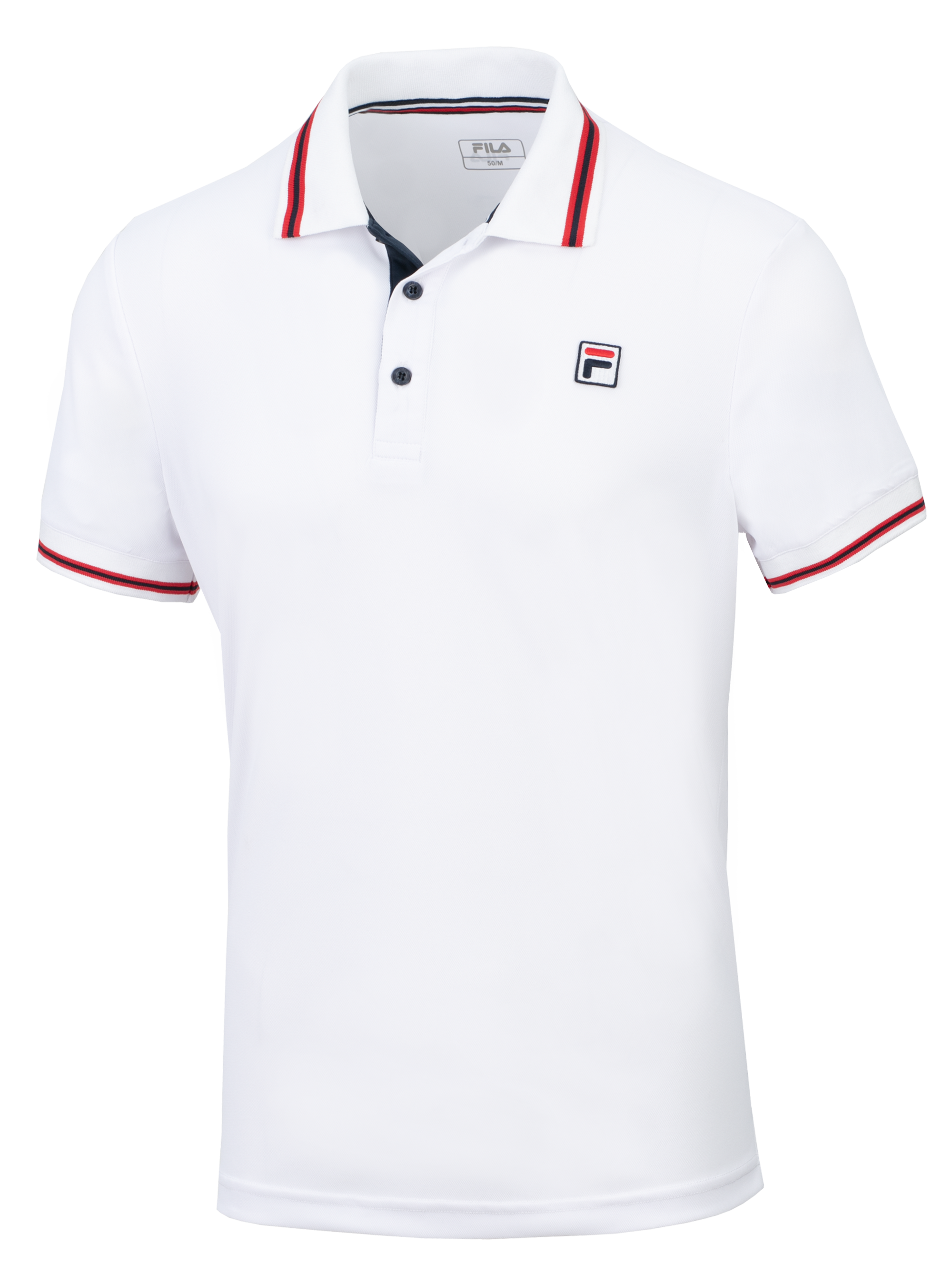 FILA Polo Piro Herren Sportpolo mit 3er-Knopfleiste