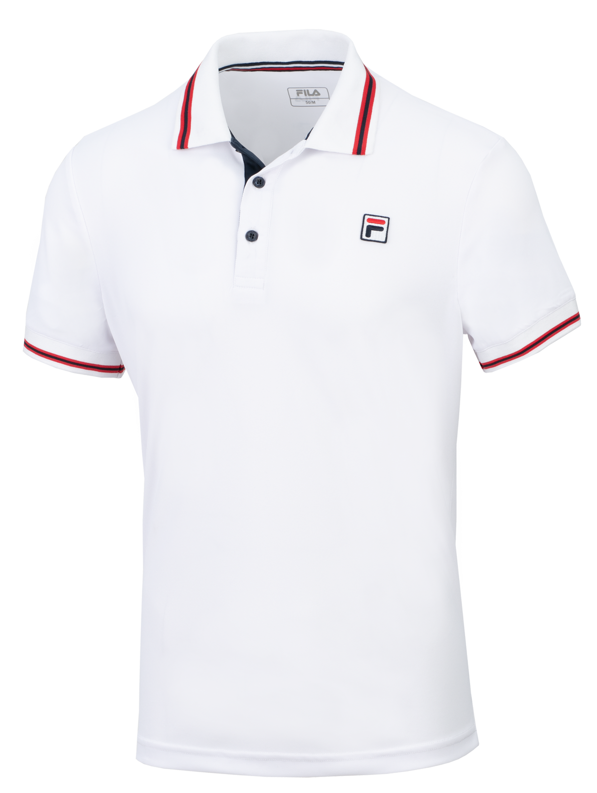 Polo Piro Herren Sportpolo mit 3er-Knopfleiste