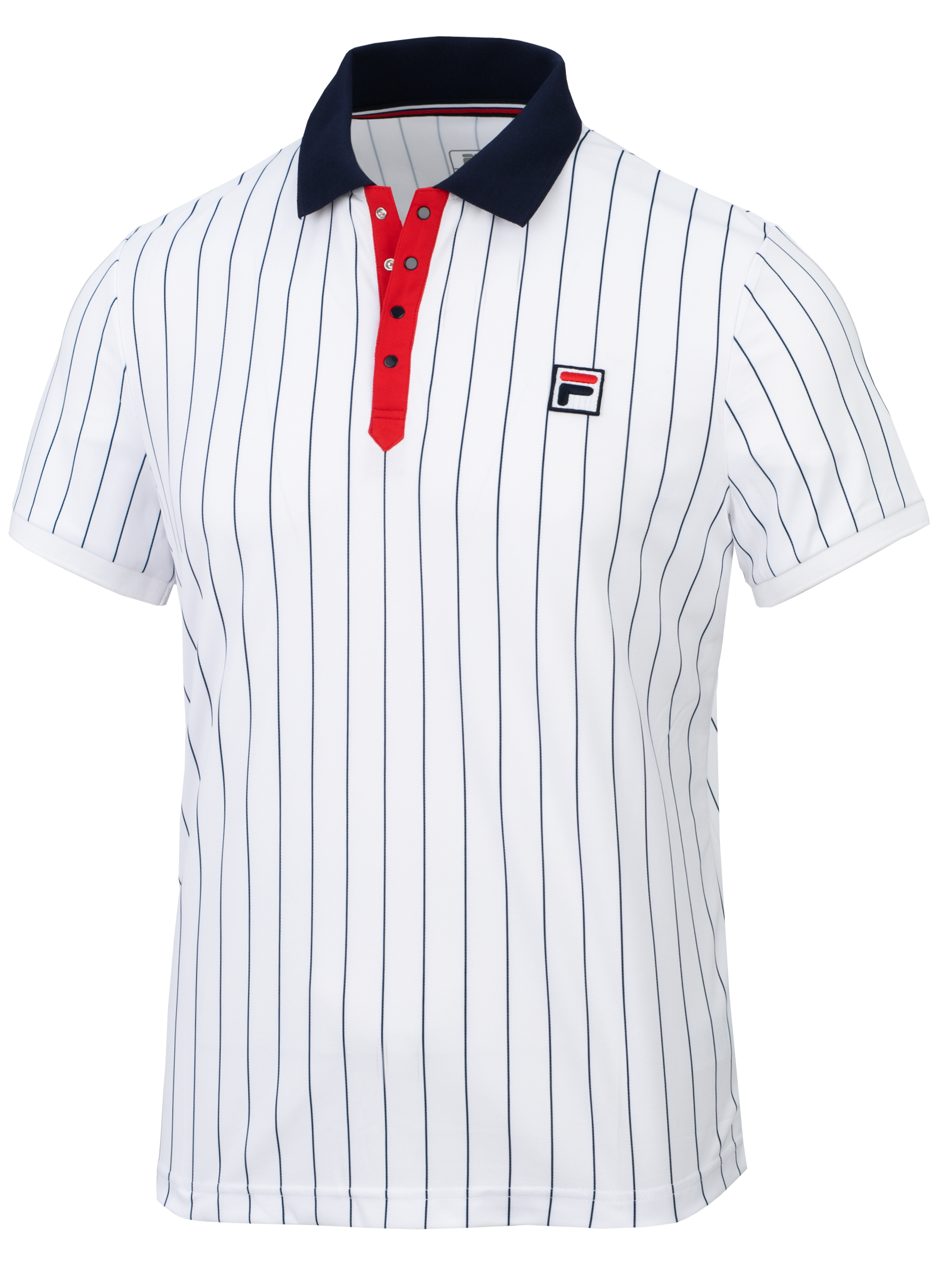 FILA Polo Stripes Sportliches Tennis-Poloshirt