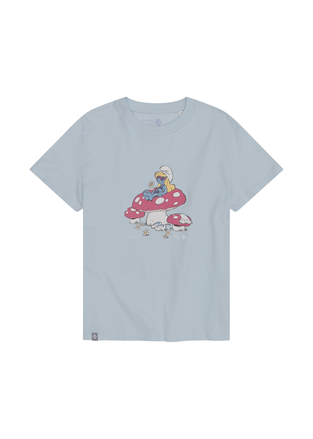 T-Shirt Schlumpfines Schwammerlsofa Damen