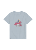 T-Shirt Schlumpfines Schwammerlsofa Damen