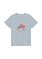 T-Shirt Schlumpfines Schwammerlsofa Damen