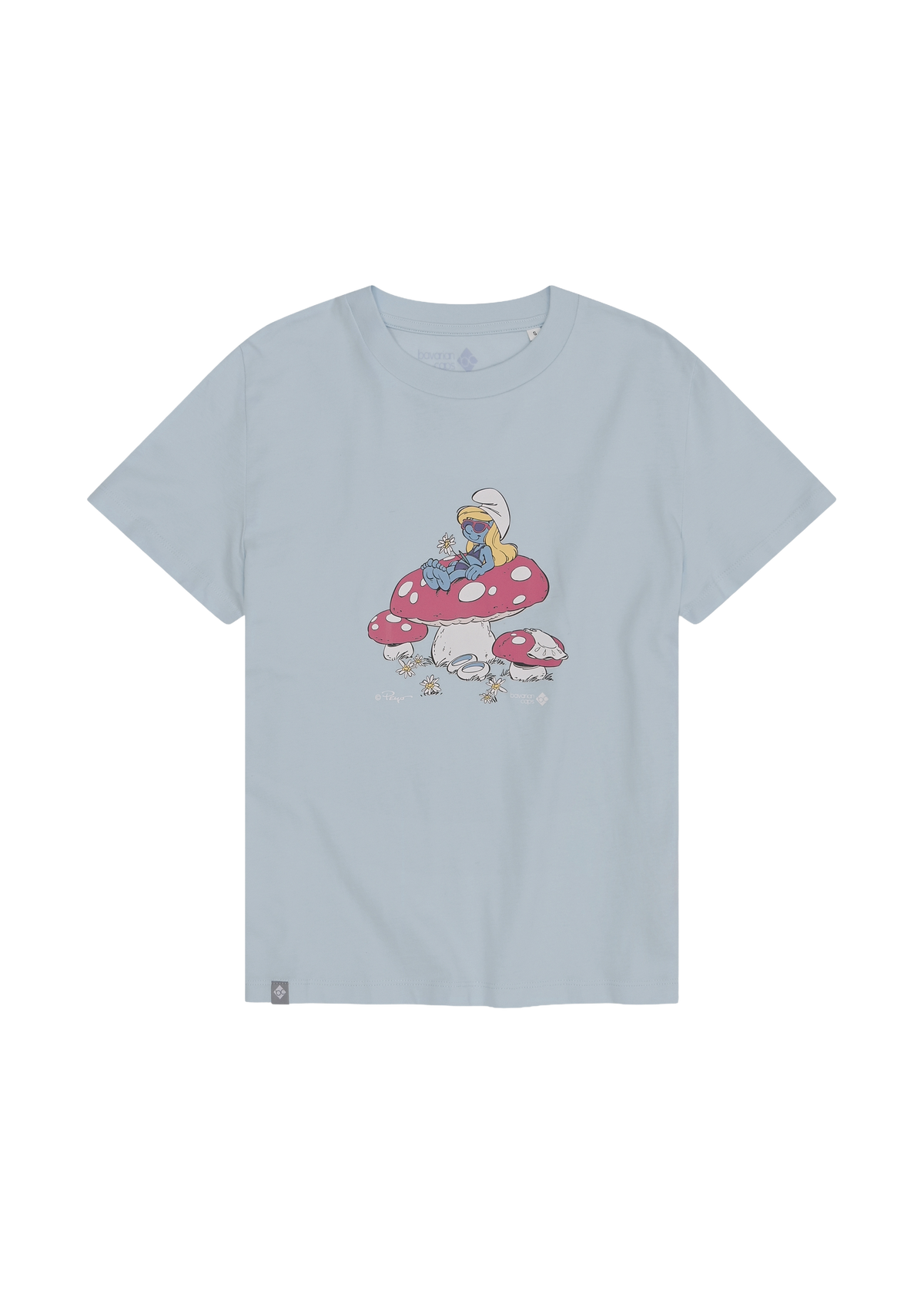 T-Shirt Schlumpfines Schwammerlsofa Damen