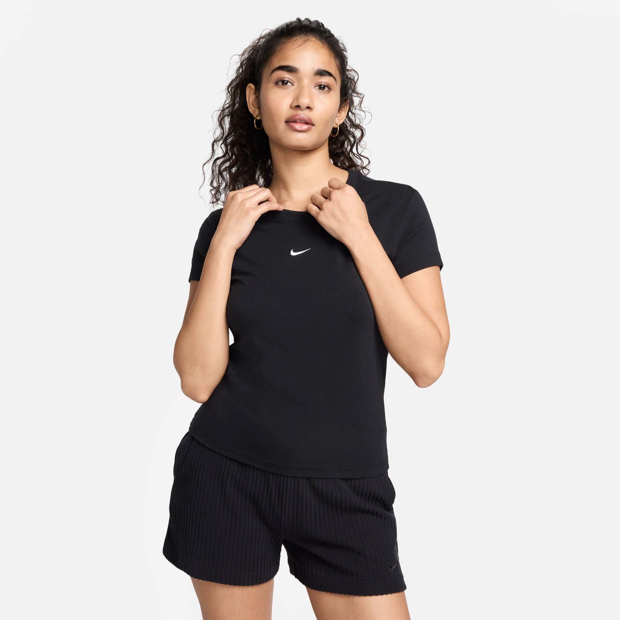 NIKE W NSW NK CHLL KNT MD CRP T-Shirt Damen