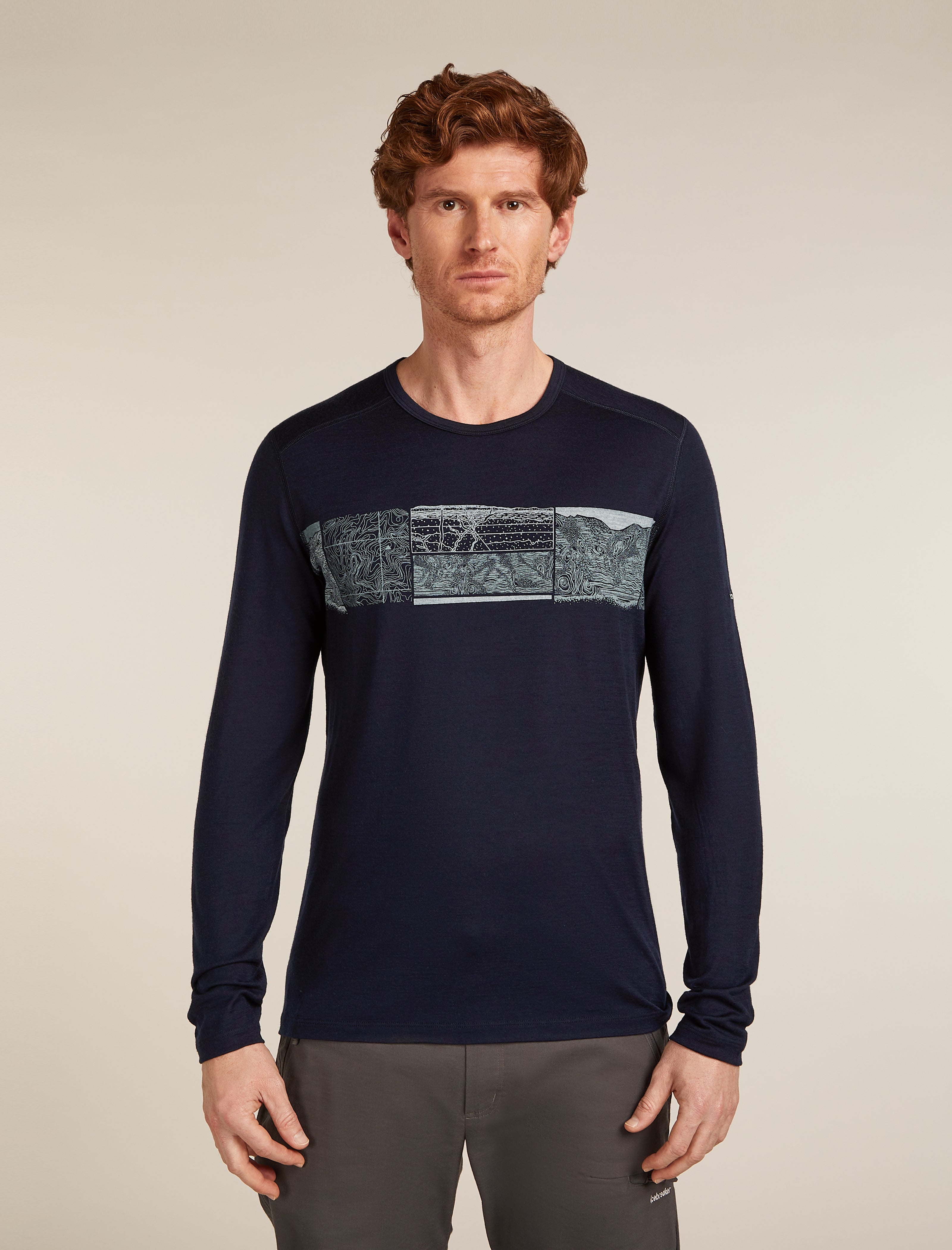 Men Merino 200 Oasis LS Crewe Eleva