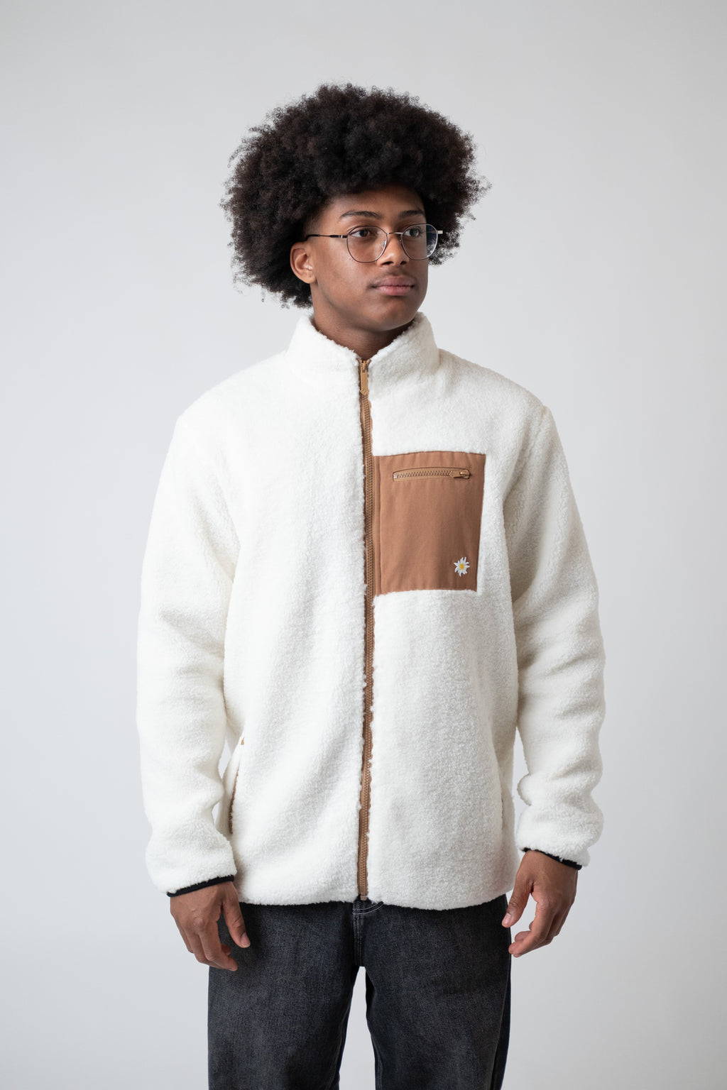 Sherpa-Zipper EDELWEISS Herren Jacke