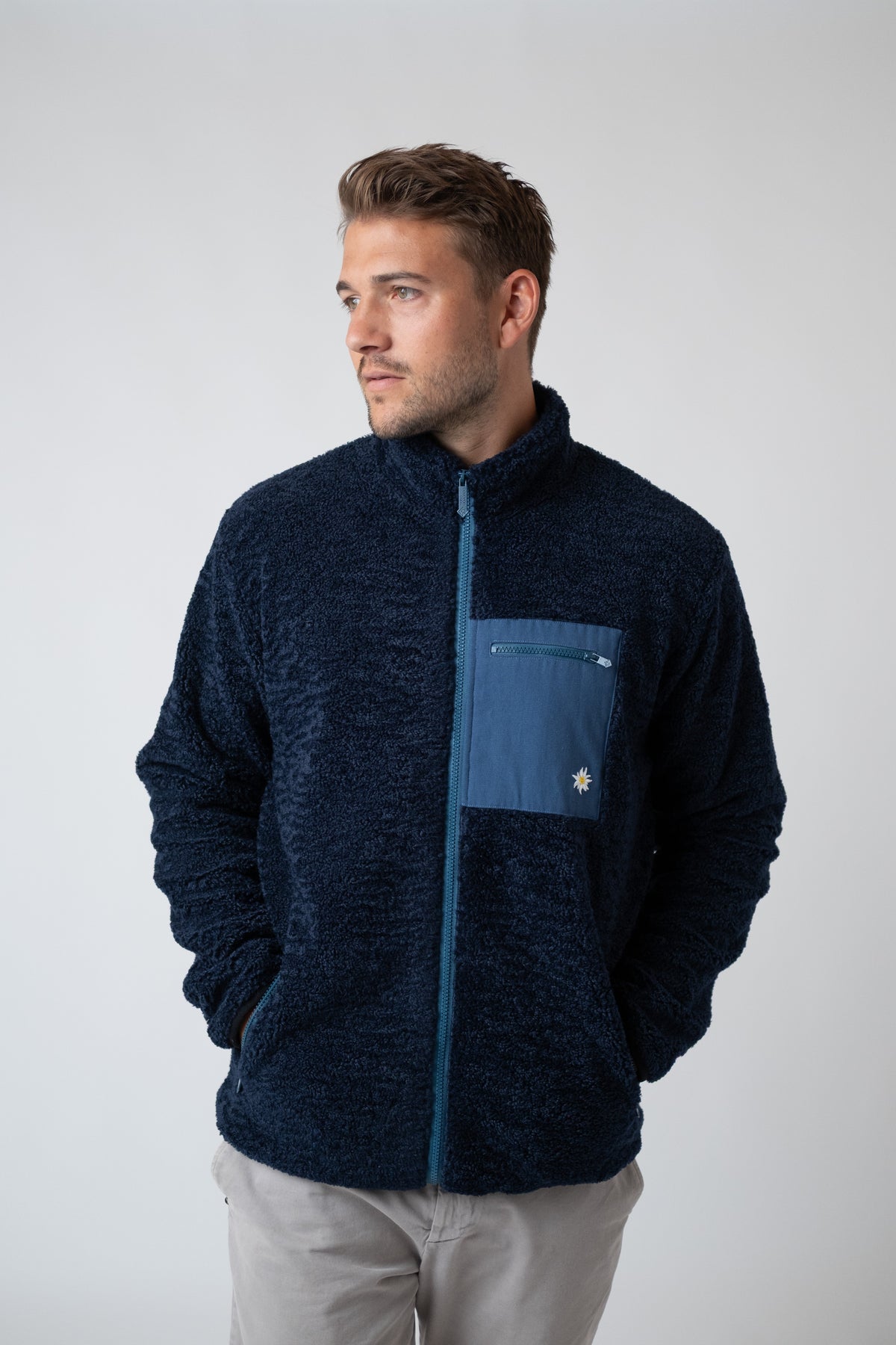 Sherpa-Zipper EDELWEISS Herren Jacke
