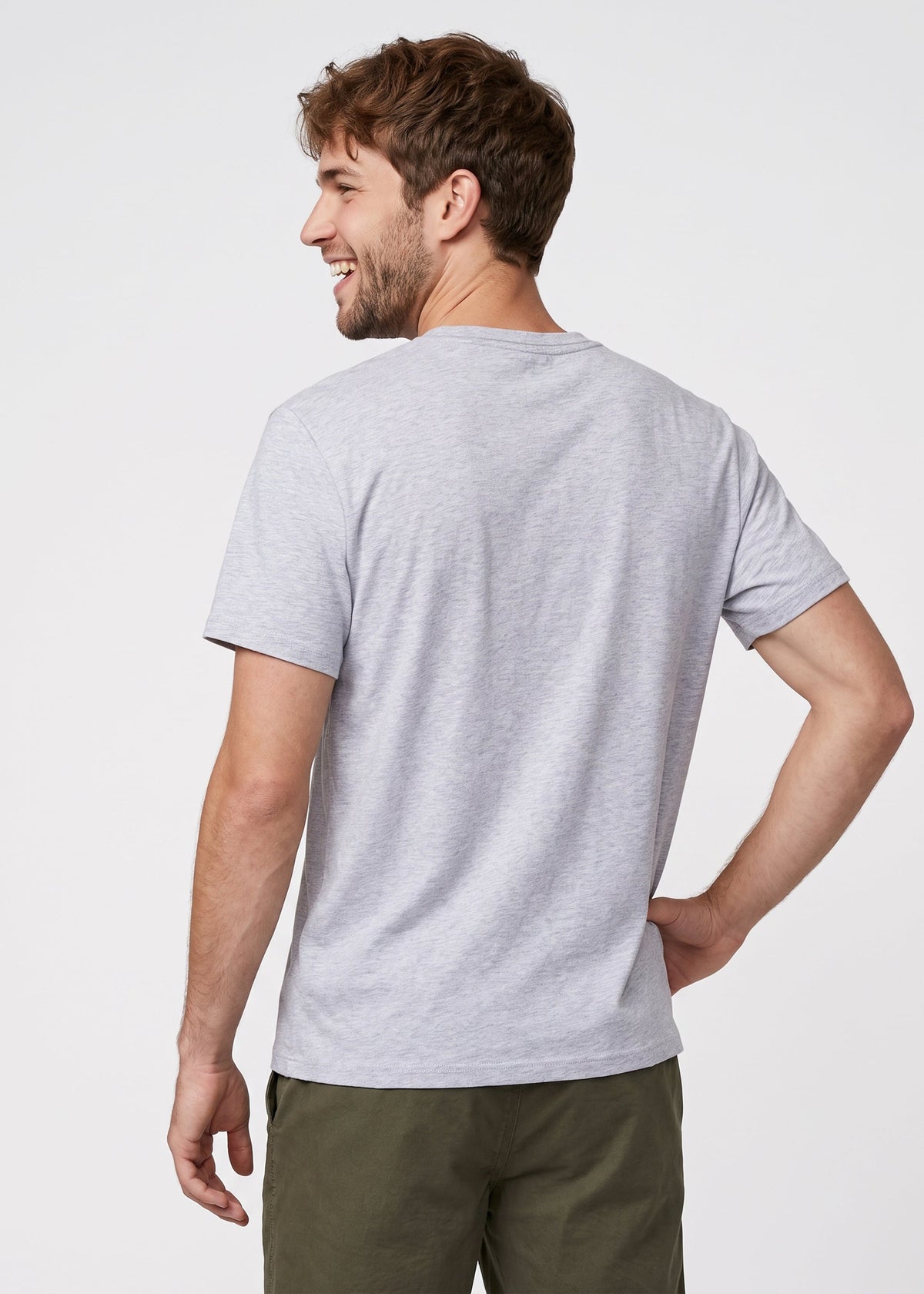 T-Shirt RENNRADLER hellgrau Herren
