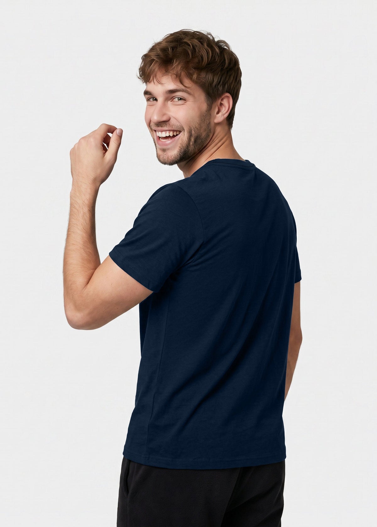 T-Shirt WINTERGIPFEL blau Herren