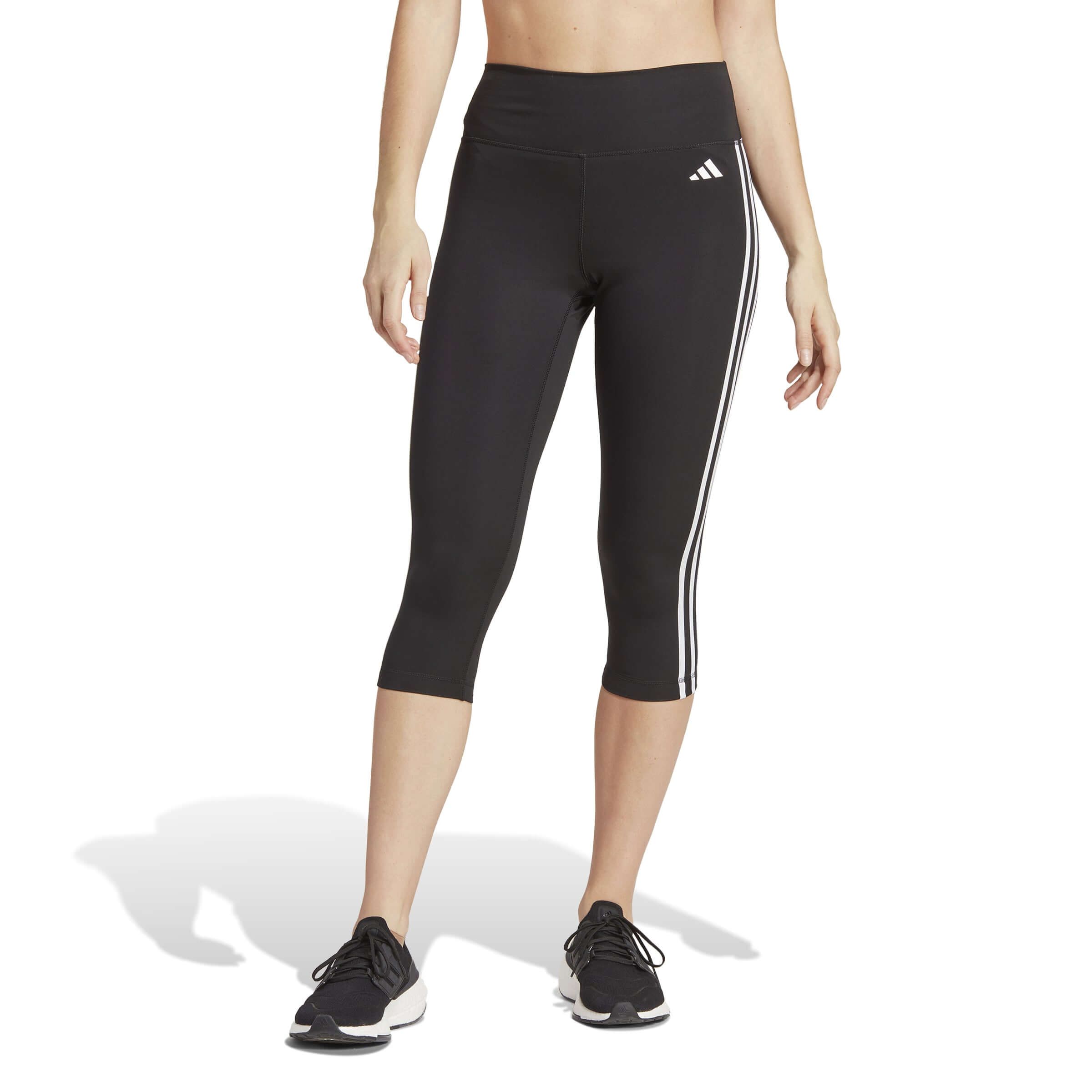 Train Essentials 3-Streifen High-Waisted 3/4-Leggings