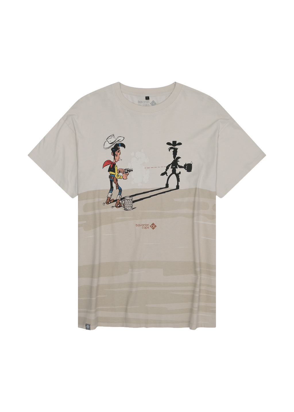 T-Shirt Lucky Luke: Schatten Herren