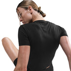 One Classic Dri-FIT Twist Crop Top Weiß