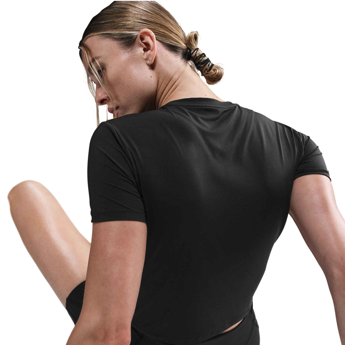 One Classic Dri-FIT Twist Crop Top Weiß