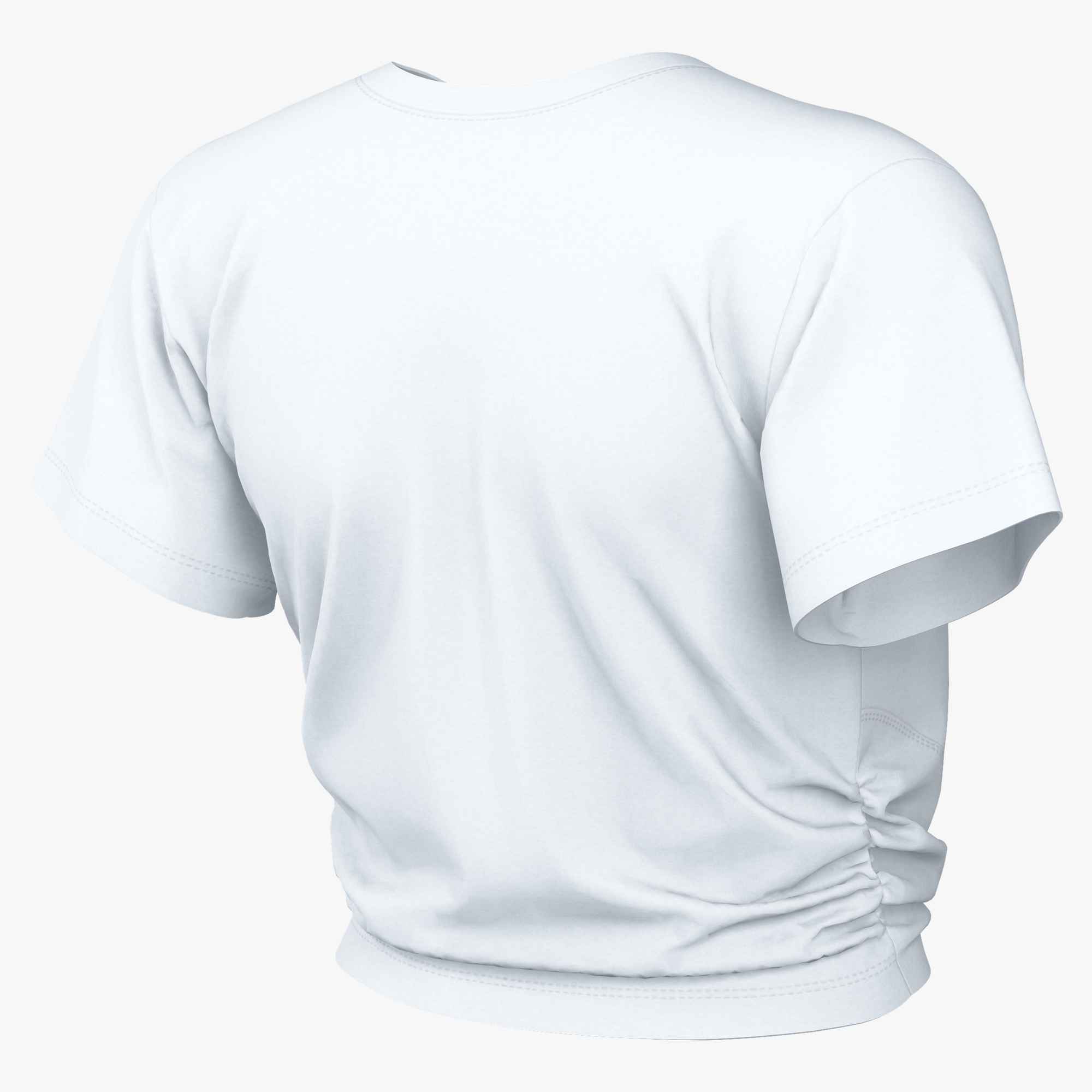 NIKE One Classic Dri-FIT Twist Crop Top Weiß