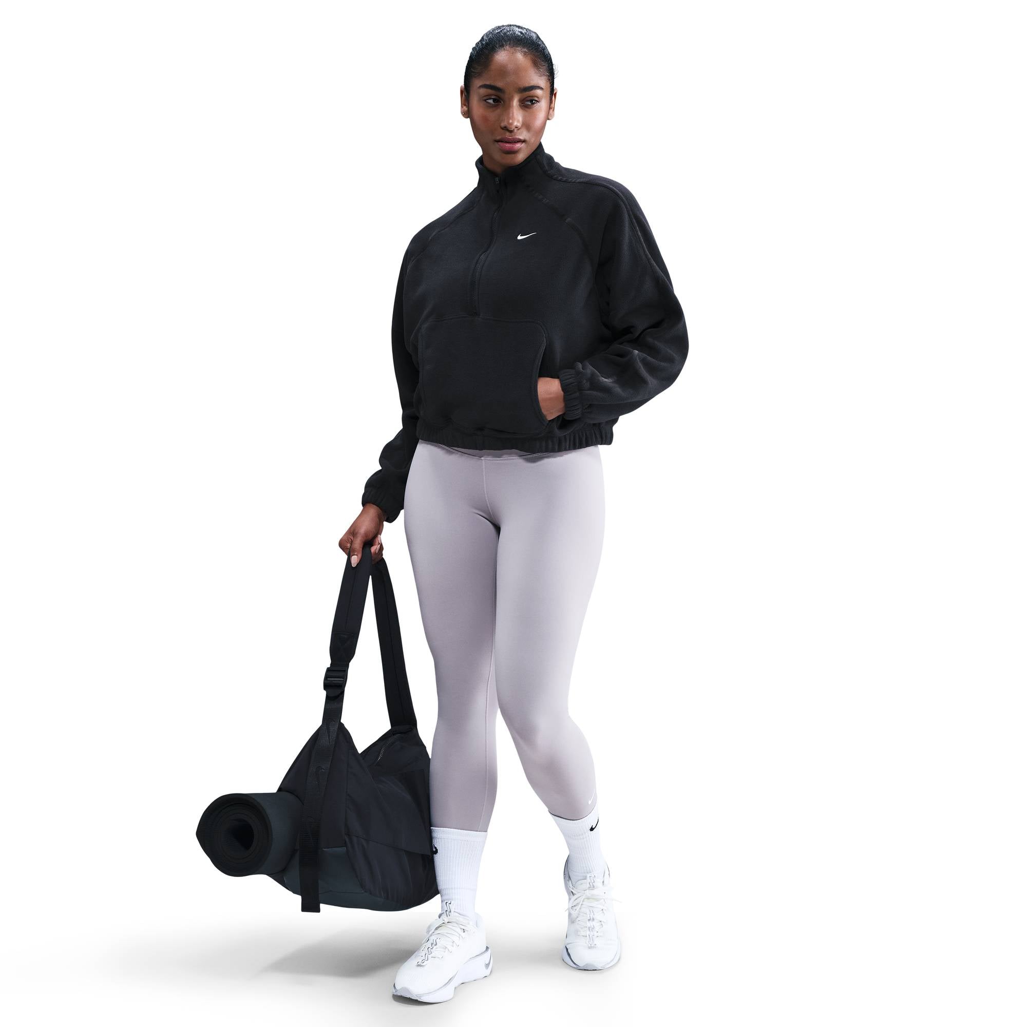 NIKE W NK ONE TF HZ TOP POLAR SP WT Fleecepullover