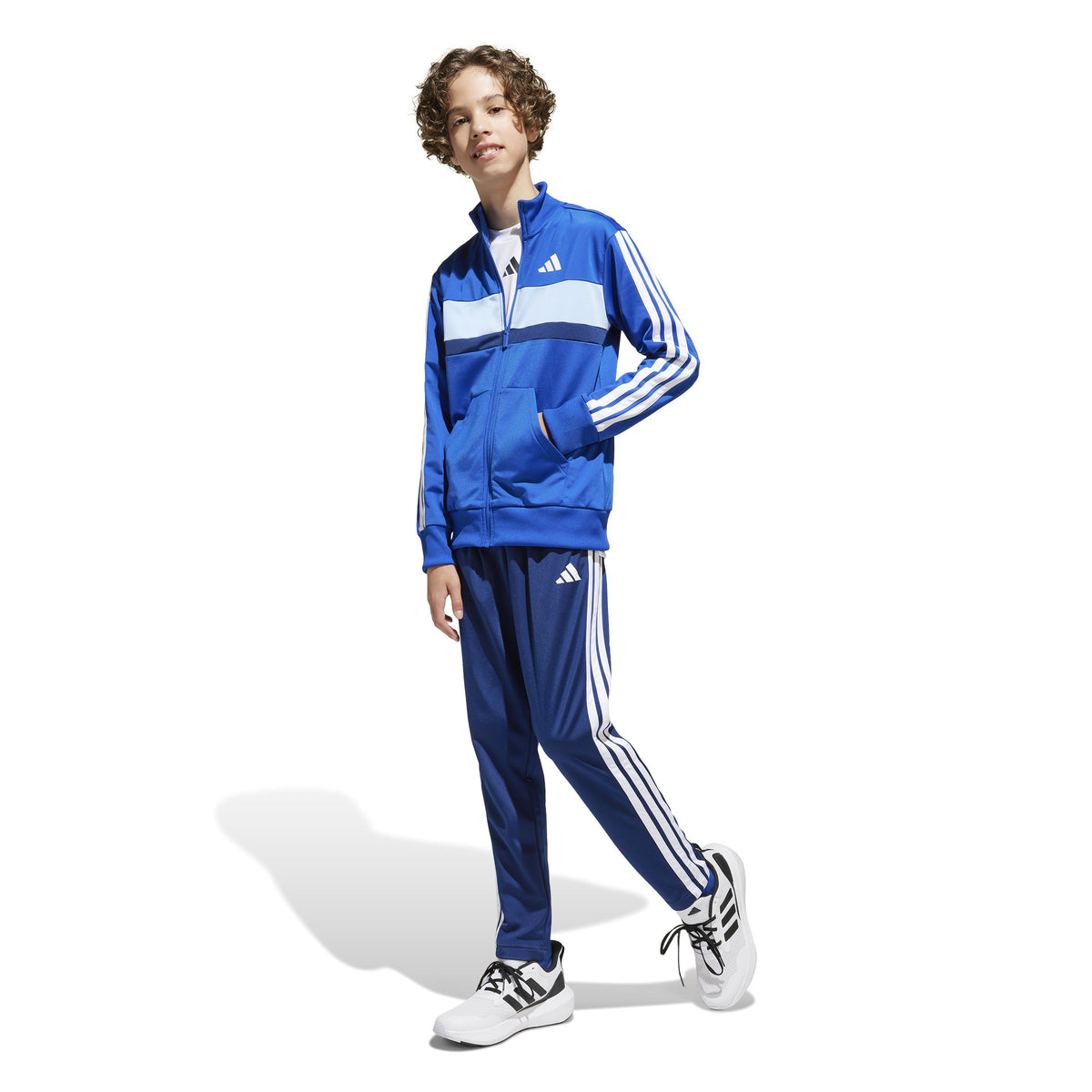 Seasonal Essentials Tiberio 3-Streifen Tricot Trainingsanzug Kinder