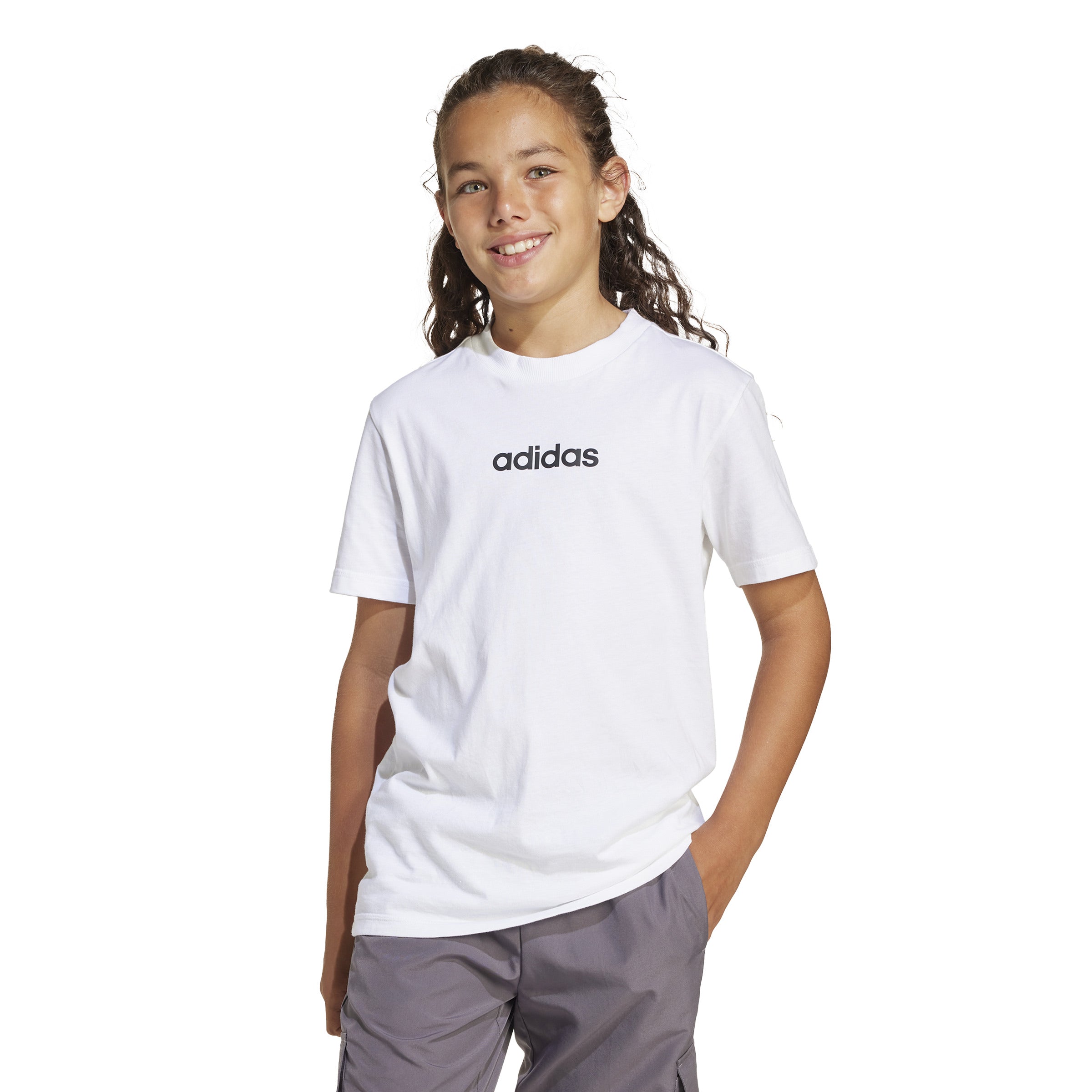 ADIDAS J LIN TEE 160 Kinder & Teens T-Shirt