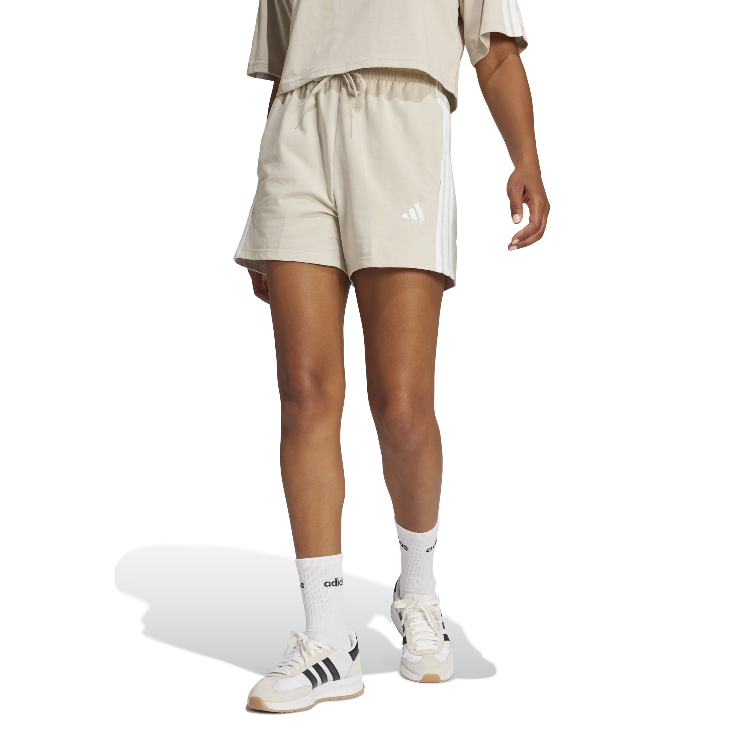 Essentials 3-Streifen Cotton Shorts
