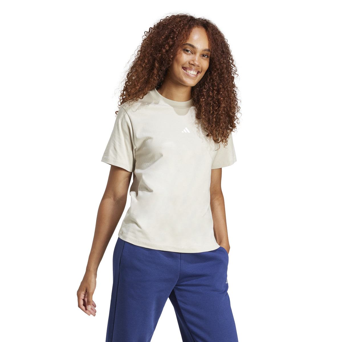 Essentials Small Logo Cotton T-Shirt Damen