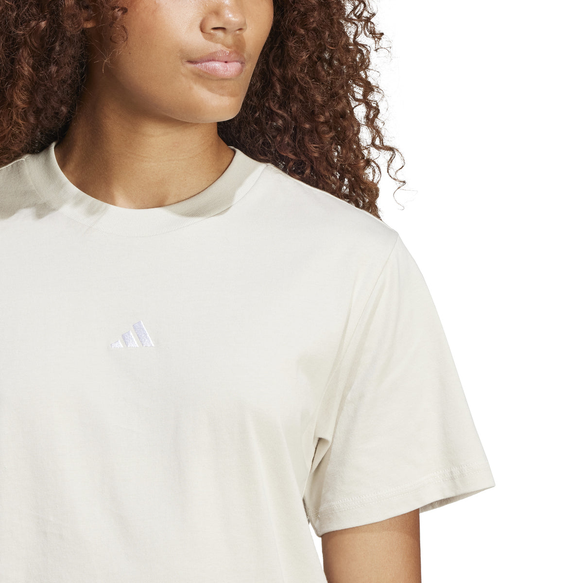 Essentials Small Logo Cotton T-Shirt Damen