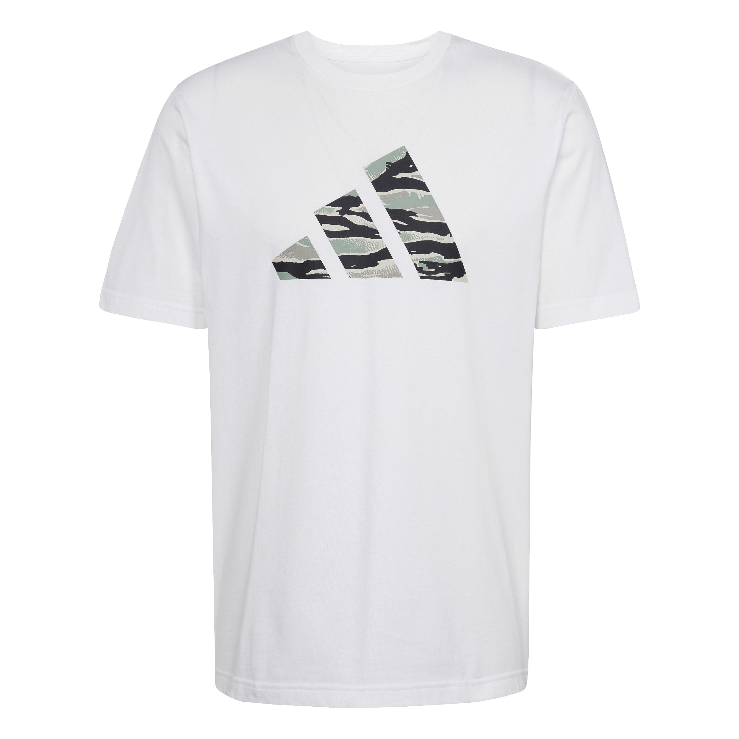 ADIDAS M C CAMO LOGO T – Outdoor T-Shirt aus Baumwolle