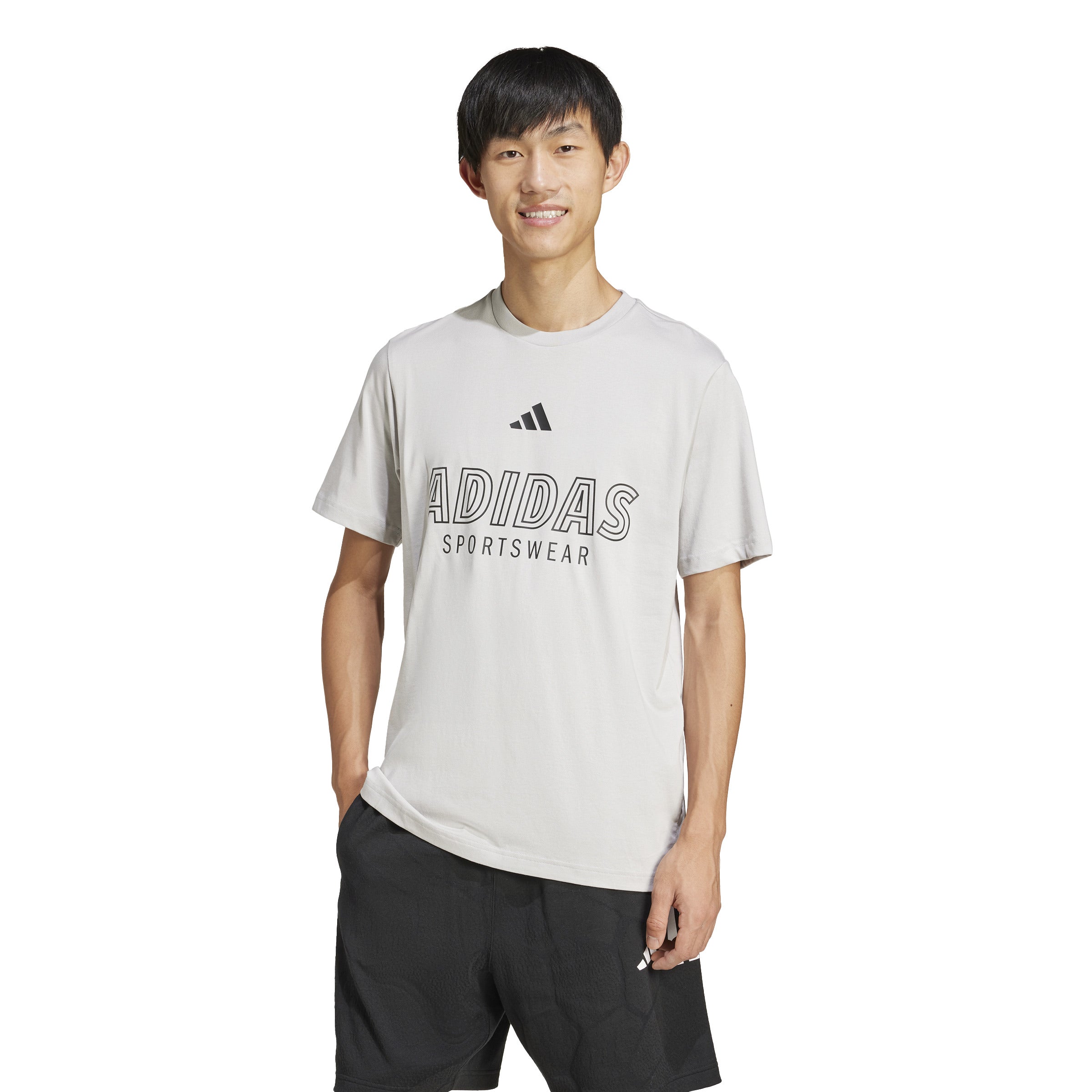 ADIDAS M C HOT SPW TEE Sportliches Baumwoll-T-Shirt