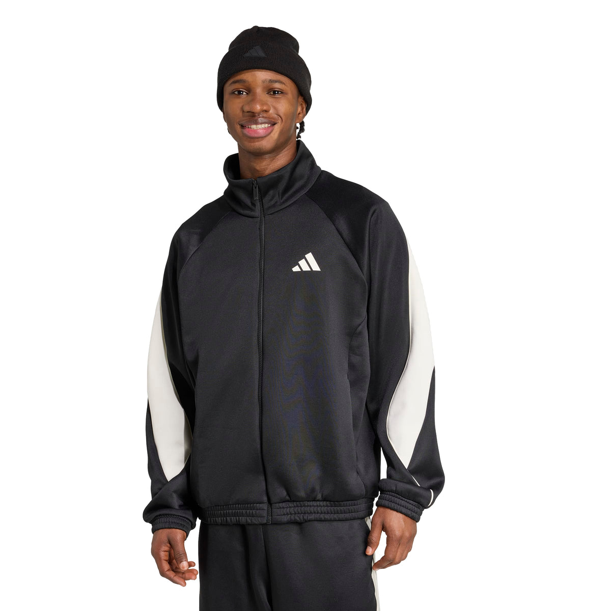 M STADIUM TT Herrenjacke Schwarz/Weiß