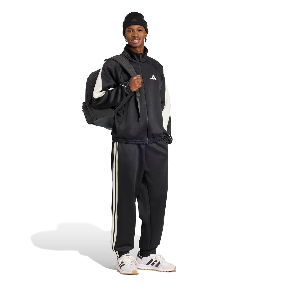 M STADIUM TT Herrenjacke Schwarz/Weiß