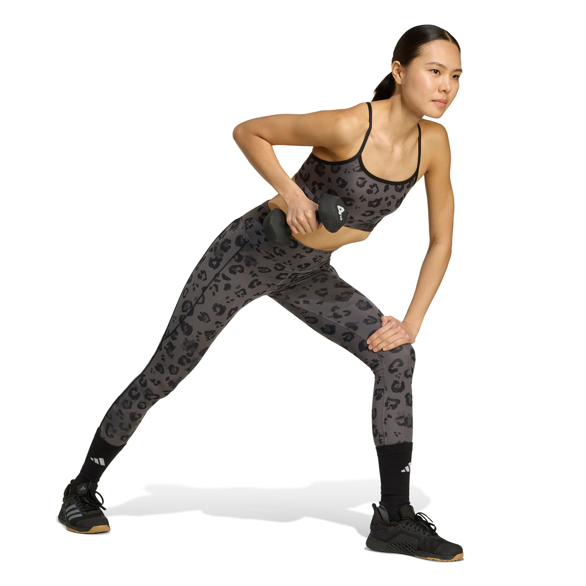 AER LS BRA AOP Sport-BH mit Leopardenprint
