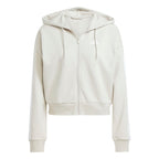 Essentials 3-Streifen French Terry Kapuzenjacke Damen