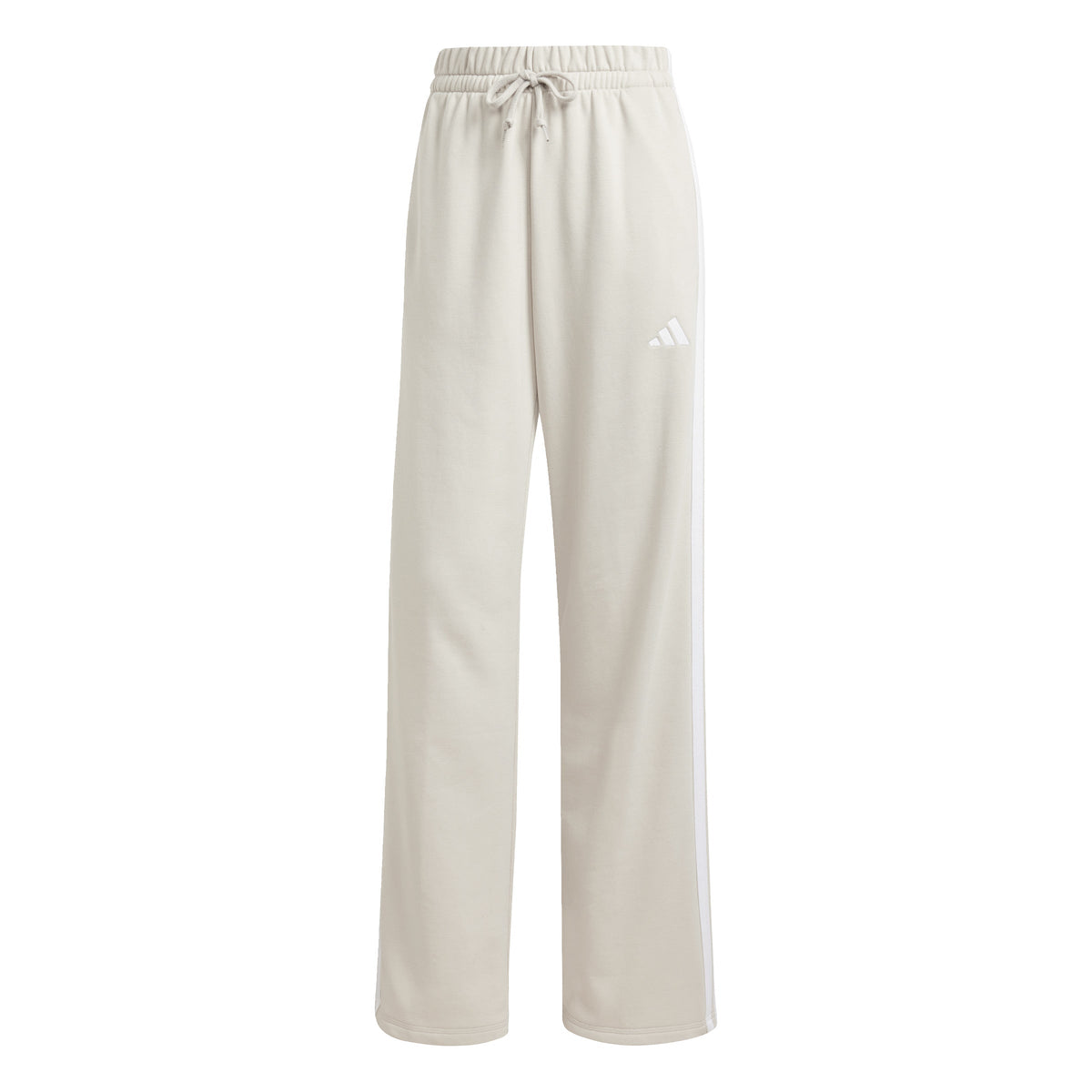 Essentials 3-Streifen Open Hem French Terry Hose Damen