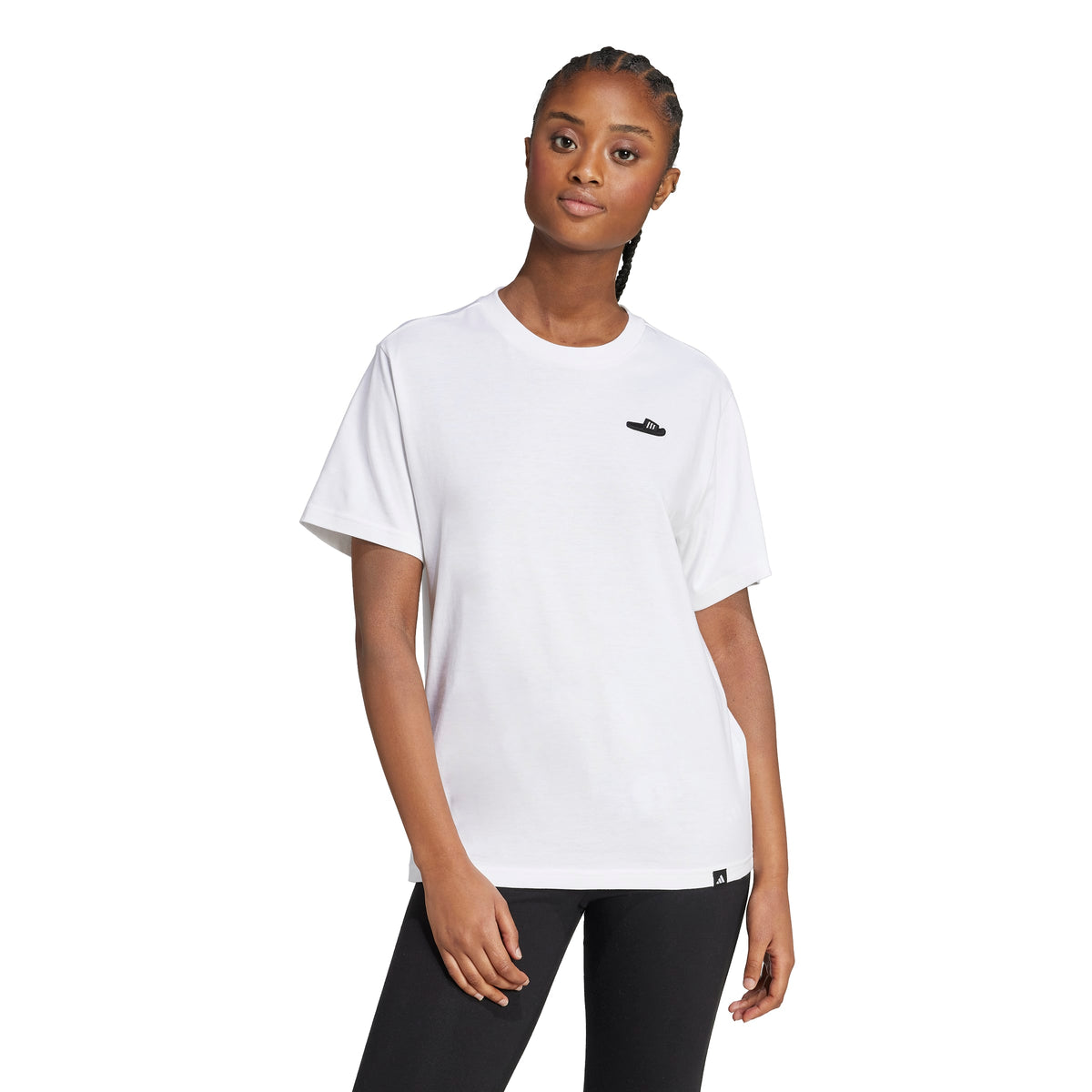 SLIDE TEE – 100% Baumwolle Rundhals T-Shirt
