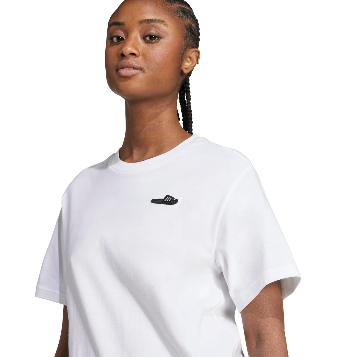 SLIDE TEE – 100% Baumwolle Rundhals T-Shirt