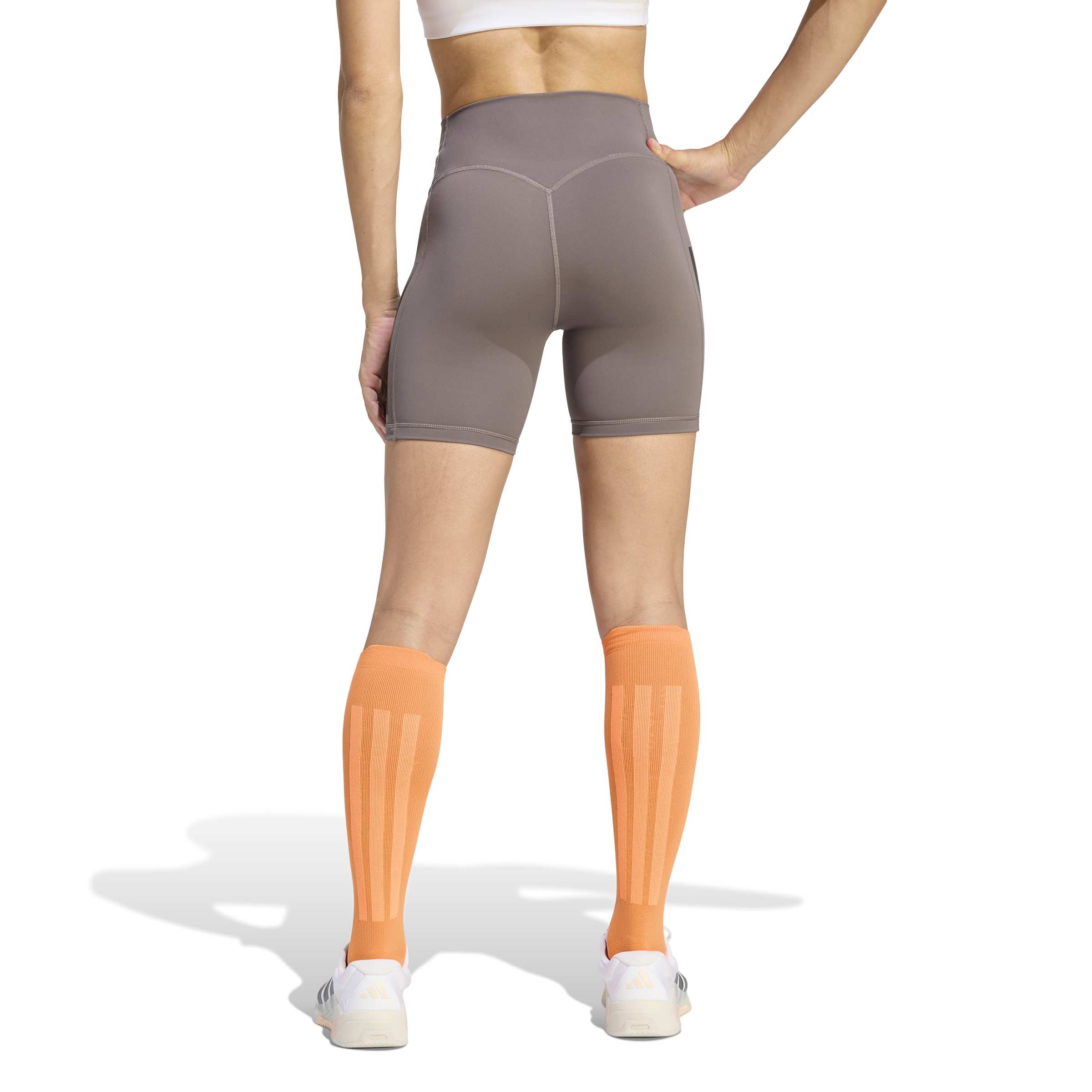 Optime Workout 3-Streifen Kurze Leggings