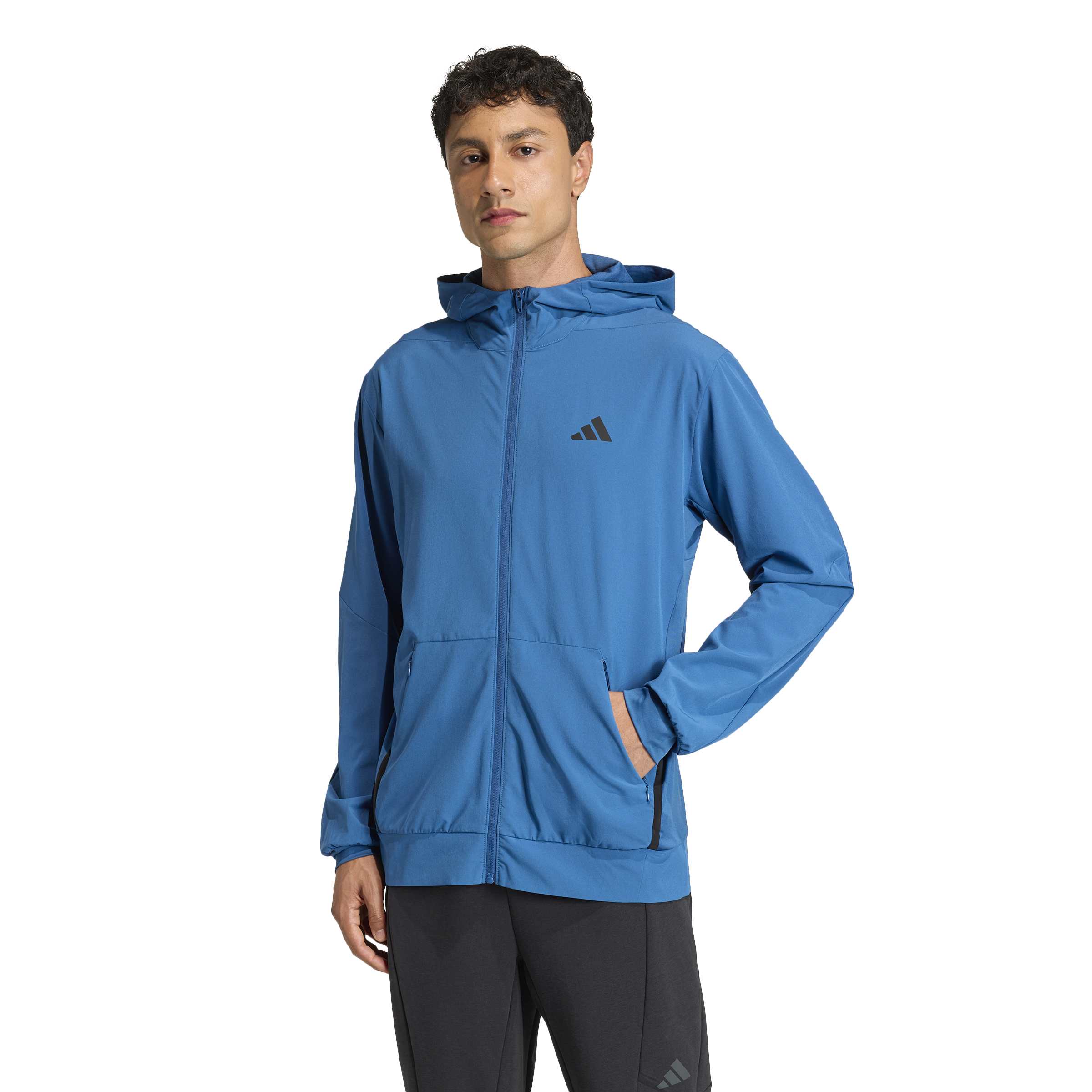 D4T WORKOUT-HOODIE MIT DURCHGEHENDEM REISSVERSCHLUSS