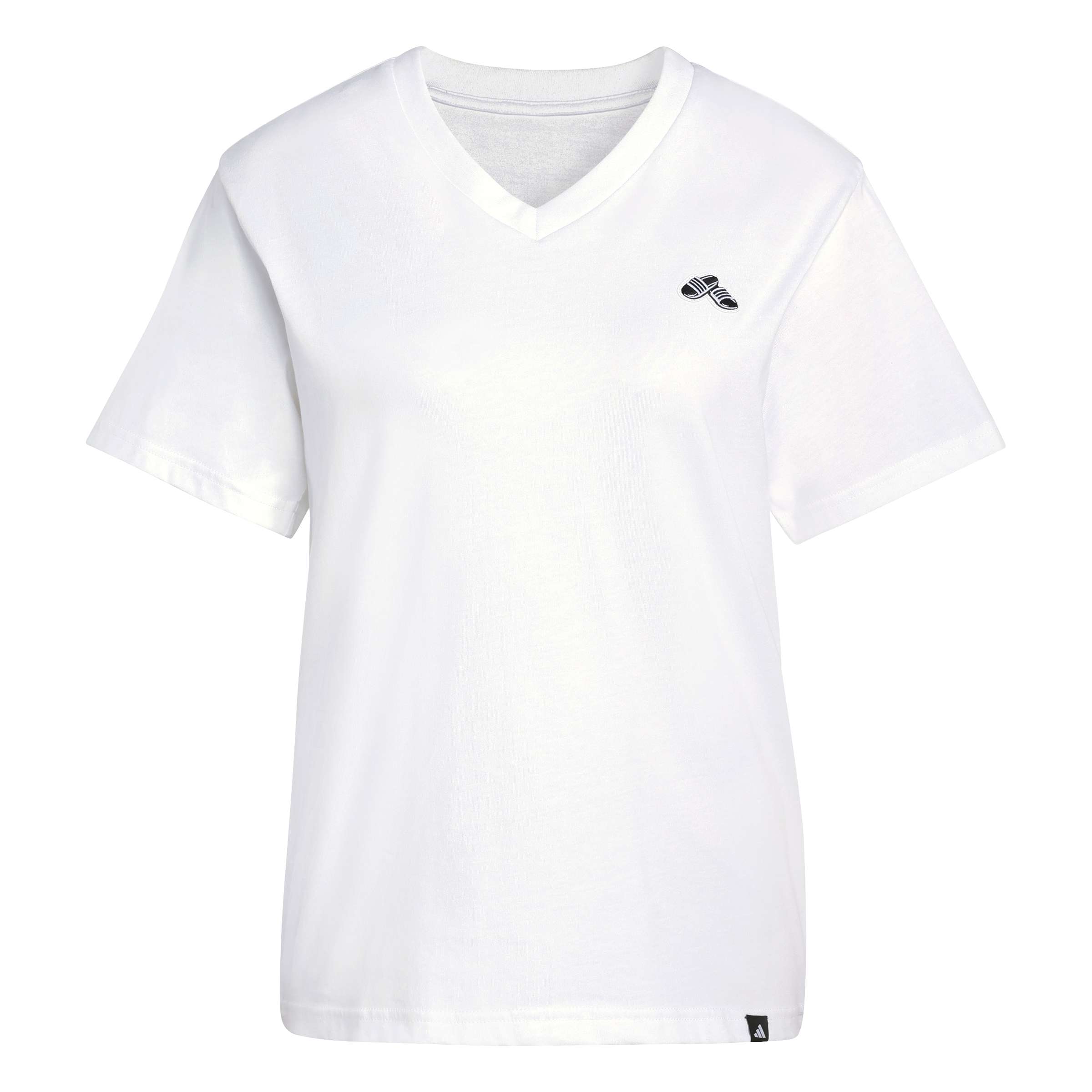 SUMMER SLIDE GRAPHIC T-SHIRT MIT V-AUSSCHNITT
