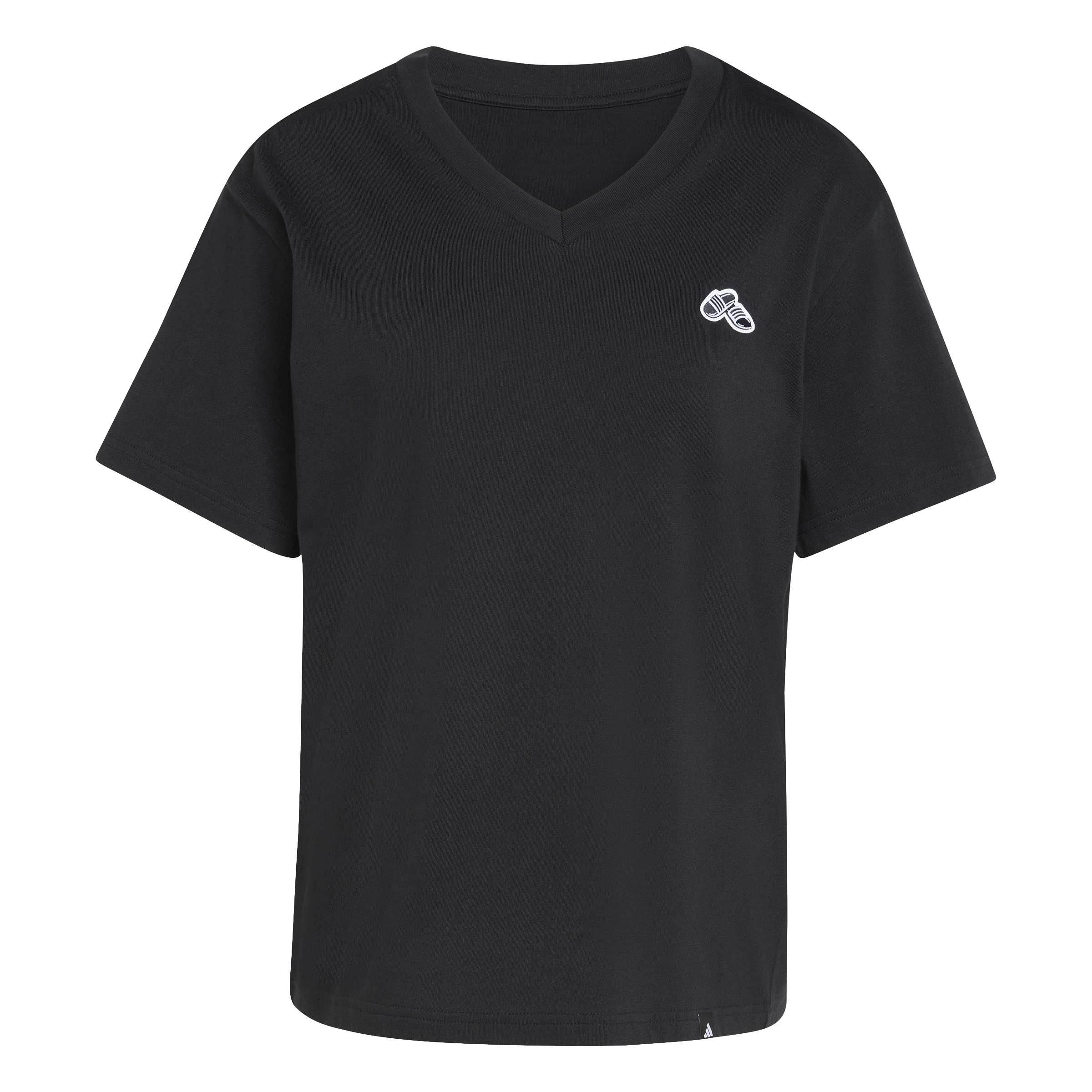 SUMMER SLIDE GRAPHIC T-SHIRT MIT V-AUSSCHNITT