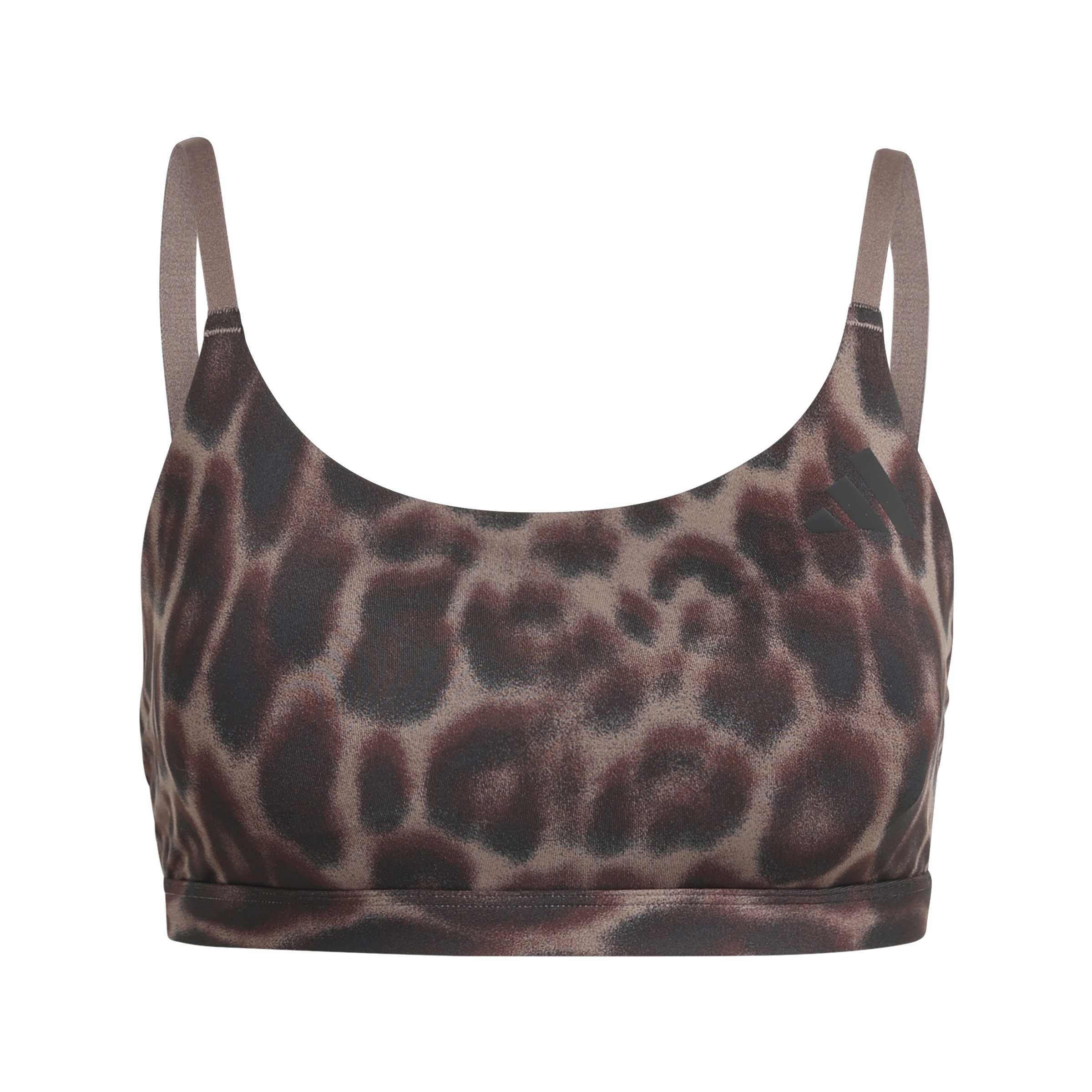 Optime Essentials Workout Leopard Light Support BH