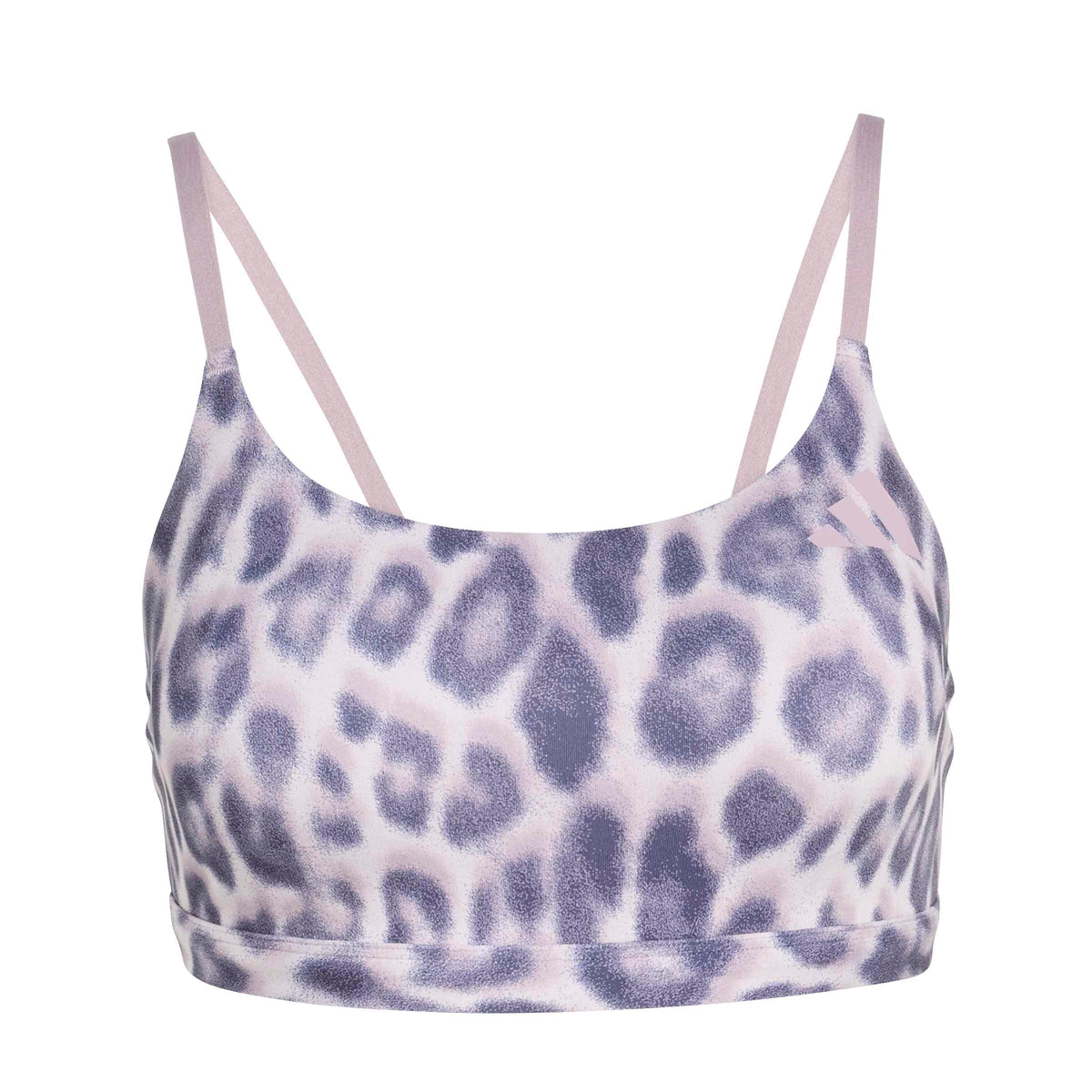 Optime Essentials Workout Leopard Light Support BH Damen